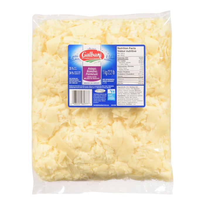 Mélange de Fromages Asiago/Parmesan/Romano