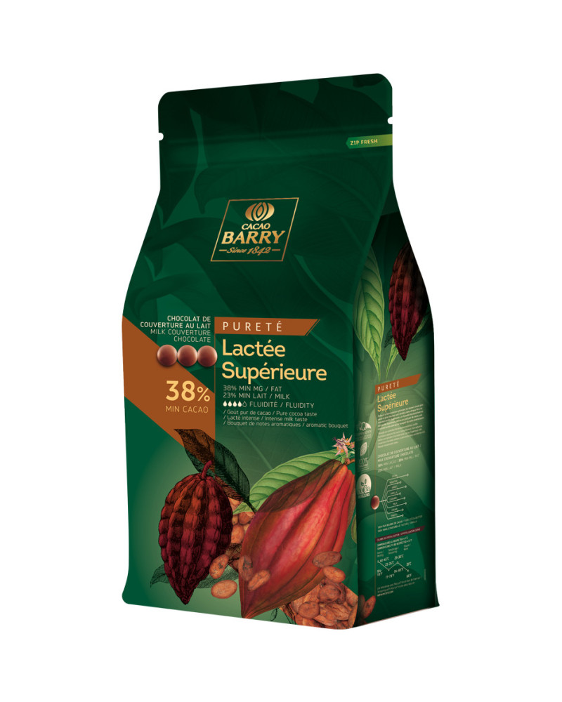 Chocolat au lait 38%